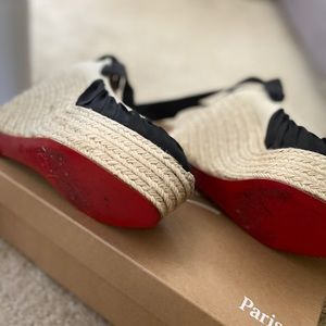 Christian Louboutin Espadrille W/lace details